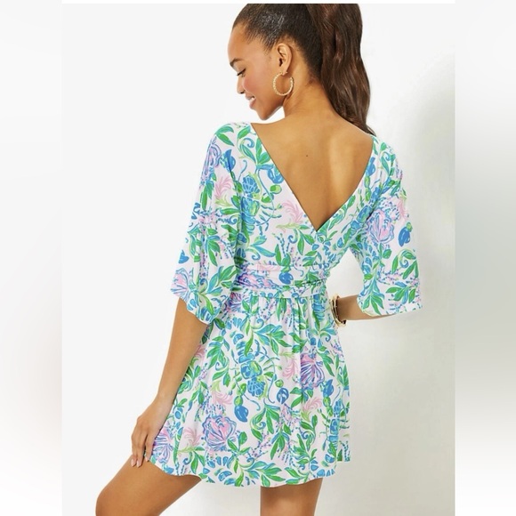 NWT originally $168 Lilly Pulitzer Parigi Skort Romper Resort Just a Pinch M - Picture 3 of 12